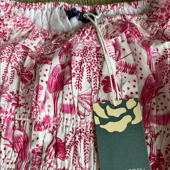 TUCKERNUCK RO'S GARDEN SOLD OUT!! Pink Anaplois Percy Midi Dress XL NWT GORGEOUS - Picture 7 of 10